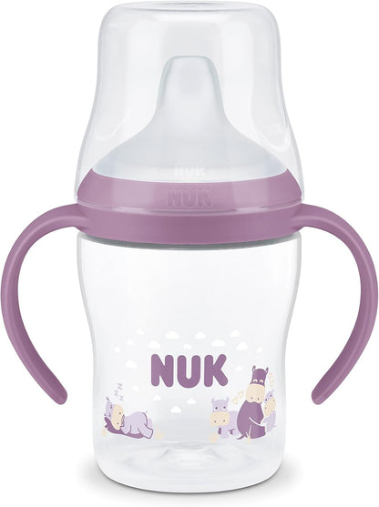NUK Copo de Aprendizagem Perfect Match | 6+ meses | 150 ml | Copo com Bico Antivazamento para Crianças Pequenas | Alças Antiderrapantes | Hipopótamo | 1 unidade