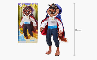 Disney Boneco Clássico da Fera Store 32 cm – A Bela e a Fera, Braços e Pernas Articulados, Produto Oficial