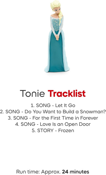 Pacote Toniebox 2 Tonies com 4 Tonies: Disney Frozen Elsa, Disney Frozen 2 Anna, Disney A Bela e a Fera, Disney Enrolados, Nuvem Rosa