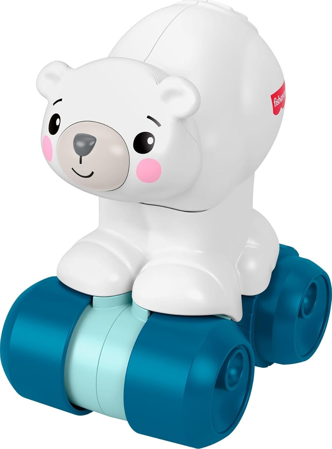 Brinquedo Fisher-Price Baby: Urso Polar Engatinhando, Veículo de Atividades com Tema Animal e Detalhes Sensoriais para Bebês a partir de 9 Meses, JDL63
