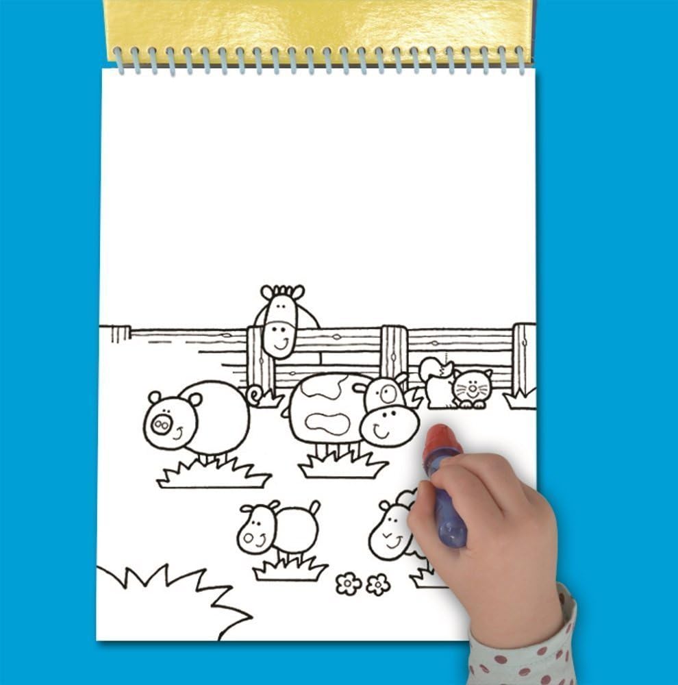 Galt Toys, Water Magic - Fazenda, Livros de colorir para crianças a partir de 3 anos, 2 unidades (pacote com 1)