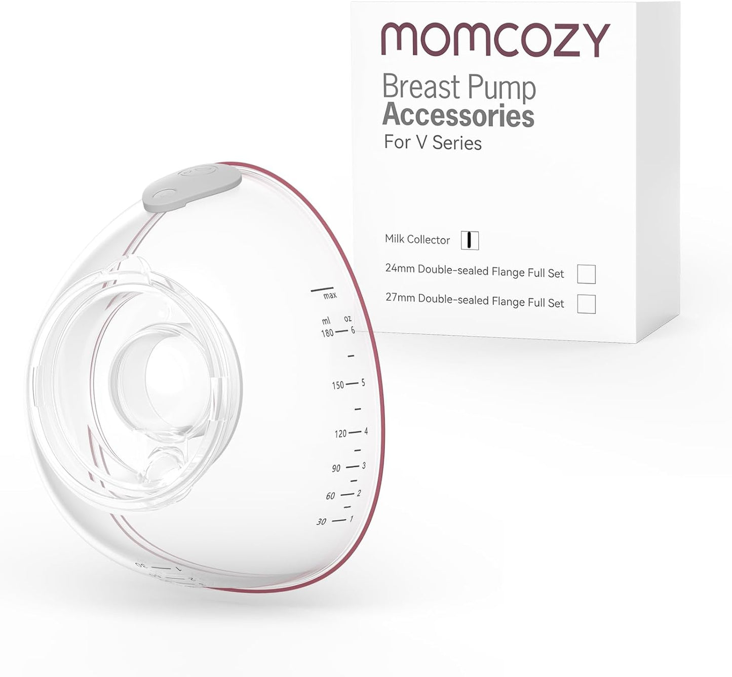 Momcozy Válvulas Duckbill somente para Momcozy V1/V2. Acessórios de substituição para bomba tira leite Momcozy V1/V2 original, pacote com 2