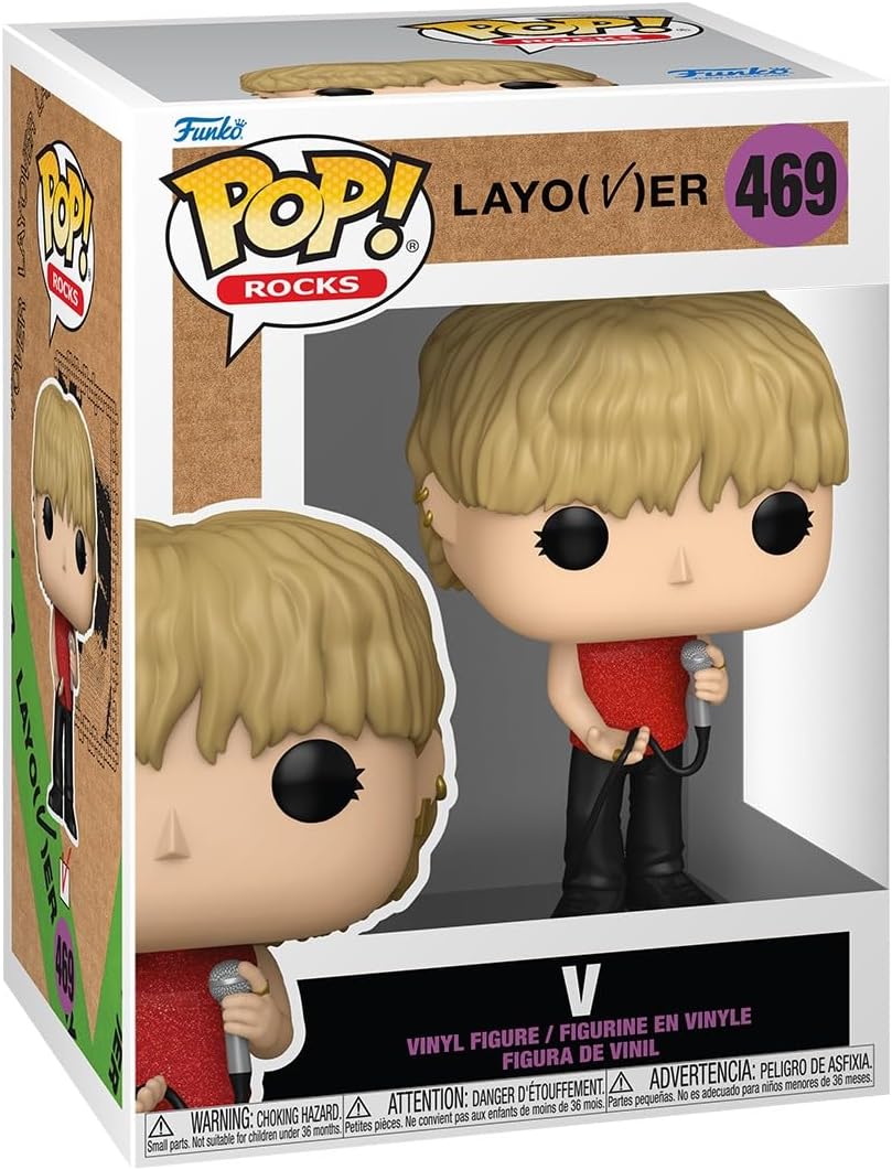 Funko Pop! Rocks: V - (Love Me Again) - BTS - Boneco de vinil colecionável - Ideia para presente - Produtos oficiais - Brinquedos para crianças e adultos - Fãs de música - Boneco modelo para colecionadores e exposição