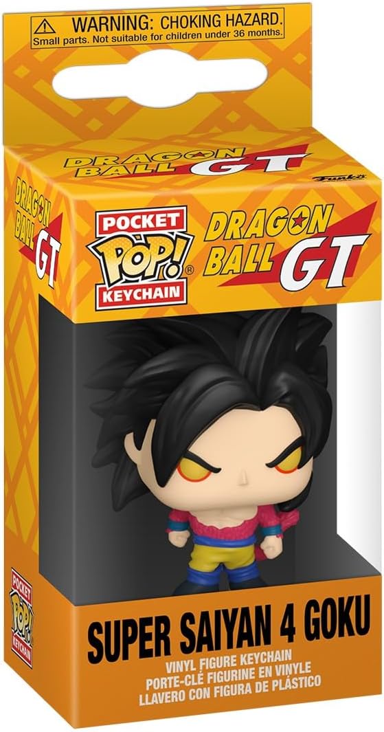 Funko Pop!: Chaveiro Dragon Ball GT - Goku S - Miniatura Colecionável - Ideal para Presentear - Produto Oficial - Fãs de Anime - Decoração para Mochila