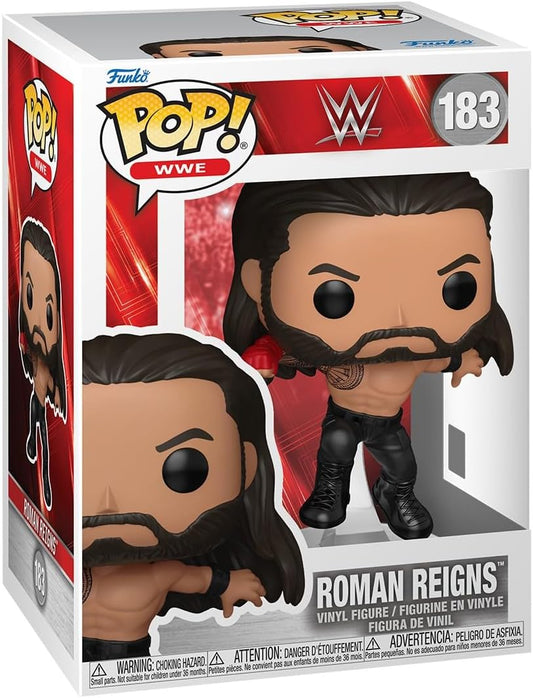 Funko POP! WWE: Roman Reigns - WWE - Figura de vinil colecionável - Ideia para presente - Produtos oficiais - Brinquedos para crianças e adultos - Fãs - Figura modelo para colecionadores e exposição
