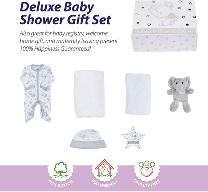 Conjunto de presentes personalizados para bebês prematuros - Cestas para recém-nascidos, Caixa de presente para bebês, Presentes para bebês da UTIN, Conjunto de presentes unissex para bebês prematuros - Cestas para recém-nascidos