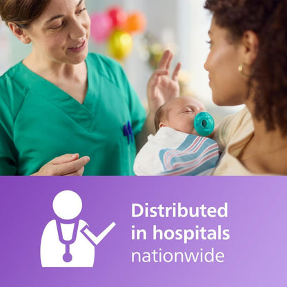 Philips Avent Chupetas ortodônticas para bebês Philips Soothie de 0 a 3 meses, chupetas 100% silicone, peça única, sem BPA, verde, pacote com 4, modelo SCF190/41