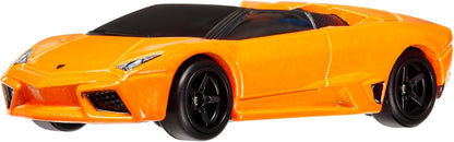 Hot Wheels Premium Car Culture Carrinho de Brinquedo Colecionável, Lamborghini Reventon Roadster em escala 1:64, modelo Die-Cast, Veículo Exótico e Invejável com Pneus Real Riders, HKC76