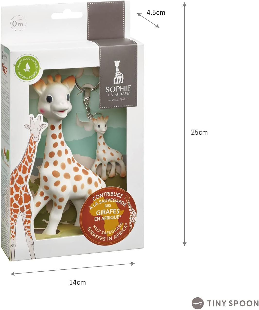 Sophie The Giraffe x Conjunto GCF (Fundação para a Conservação da Girafa)