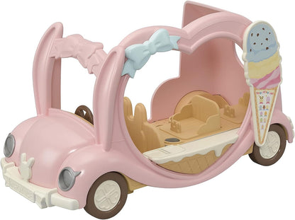 Sylvanian Families  Van de sorvete, rosa pastel