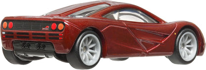 Hot Wheels Premium McLaren F1, Car Culture Circuit Legends - Veículos para crianças a partir de 3 anos, fãs adultos e colecionadores, Coleção Premium de Veículos Car Culture em Escala 1:64, HKC77