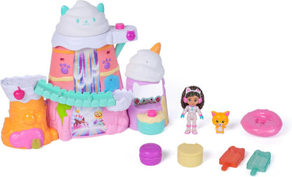 Gabby's Dollhouse: O Filme, Conjunto de Brinquedos Montanha de Doces da Gabby, Conjunto de 12 Peças com Figuras e Acessórios, Brinquedos Infantis para Meninas e Meninos a partir de 3 Anos