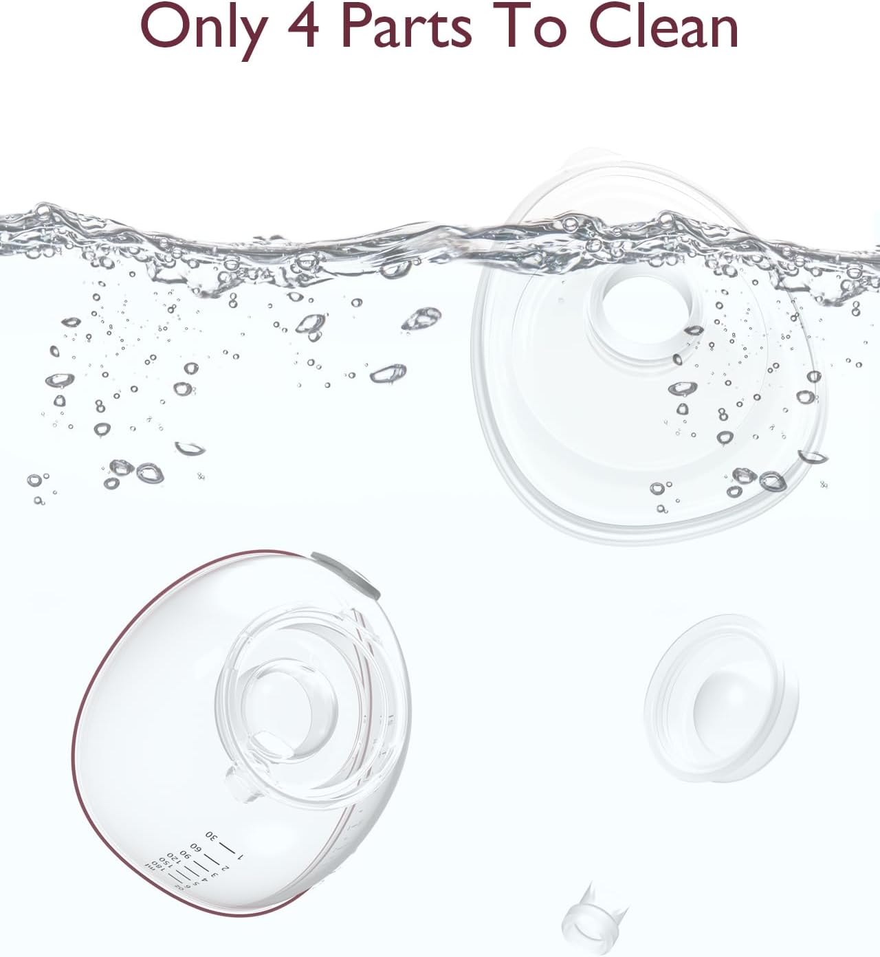 Momcozy Válvulas Duckbill somente para Momcozy V1/V2. Acessórios de substituição para bomba tira leite Momcozy V1/V2 original, pacote com 2