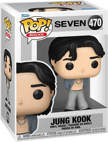 Funko Pop! Rocks: Jung Kook - Jungkook - (Seven) - BTS - Collectable Vinyl Figure - Gift Idea - Official Merchandise - Toys for Kids & Adults - Music Fans - Model Figure for Collectors and Display