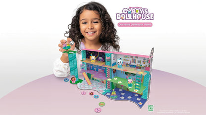 Shuffle FSCGabby's Dollhouse - Jogo de casinha de bonecas felino para crianças a partir de 4 anos, branco