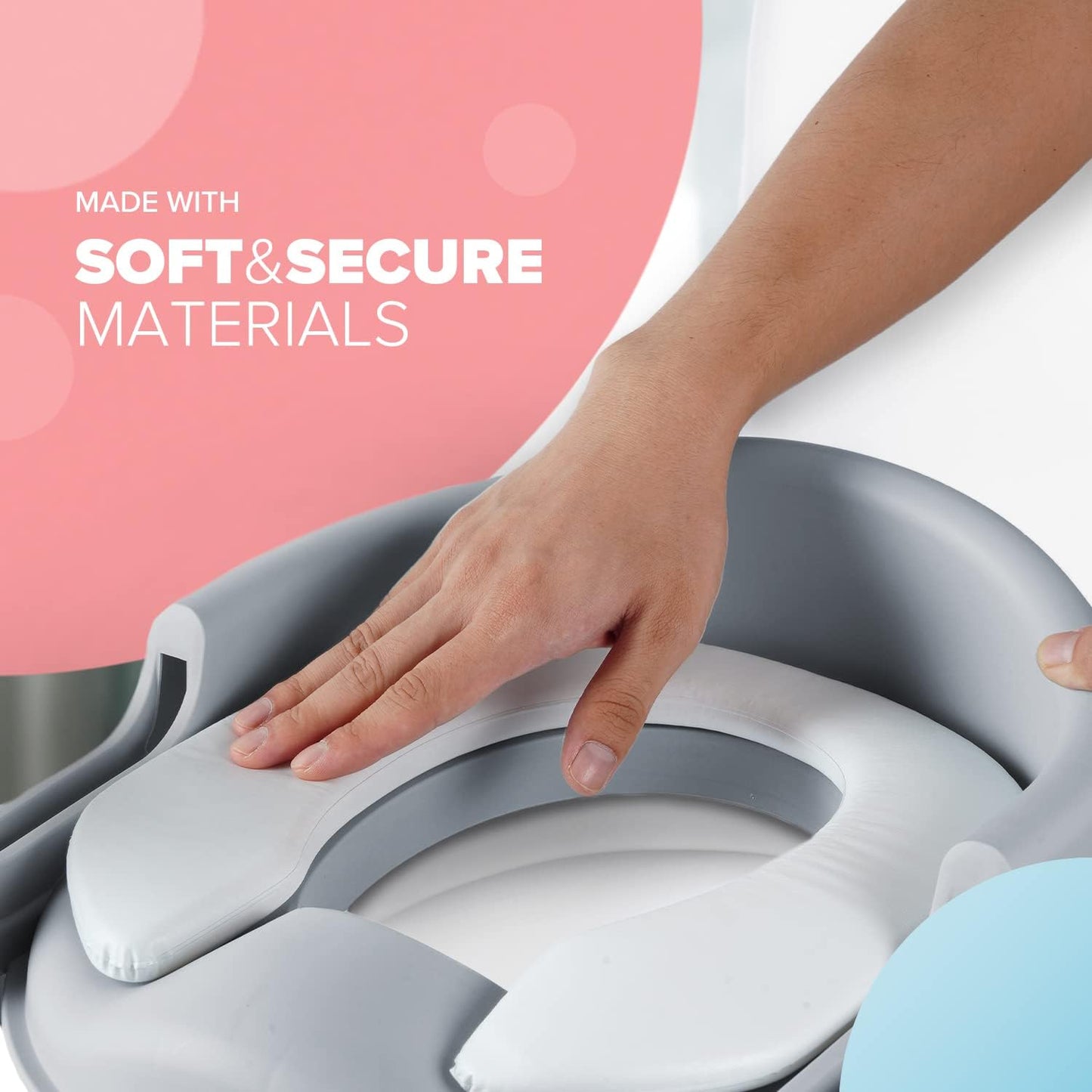 KIDOOLA Assento de escada ajustável para penico, desfralde e uso do banheiro