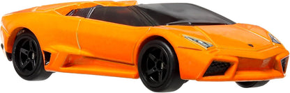 Hot Wheels Premium Car Culture Carrinho de Brinquedo Colecionável, Lamborghini Reventon Roadster em escala 1:64, modelo Die-Cast, Veículo Exótico e Invejável com Pneus Real Riders, HKC76