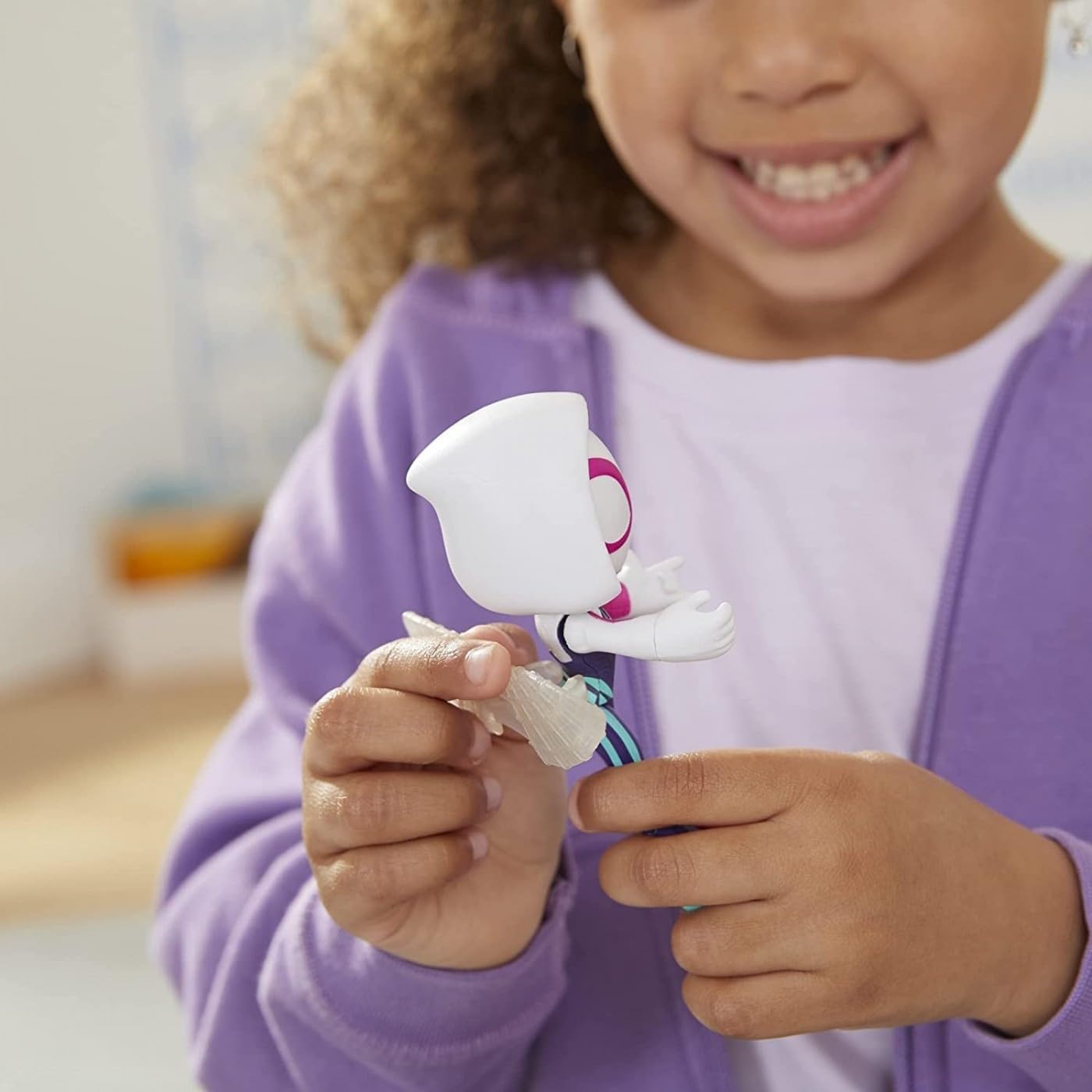 SPIDEY AND HIS AMAZING FRIENDS  Figura de ação Marvel O Homem-Aranha e os Grandes Amigos Mulher Aranha em escala de 15 cm de altura com 1 acessório para crianças a partir de 3 anos