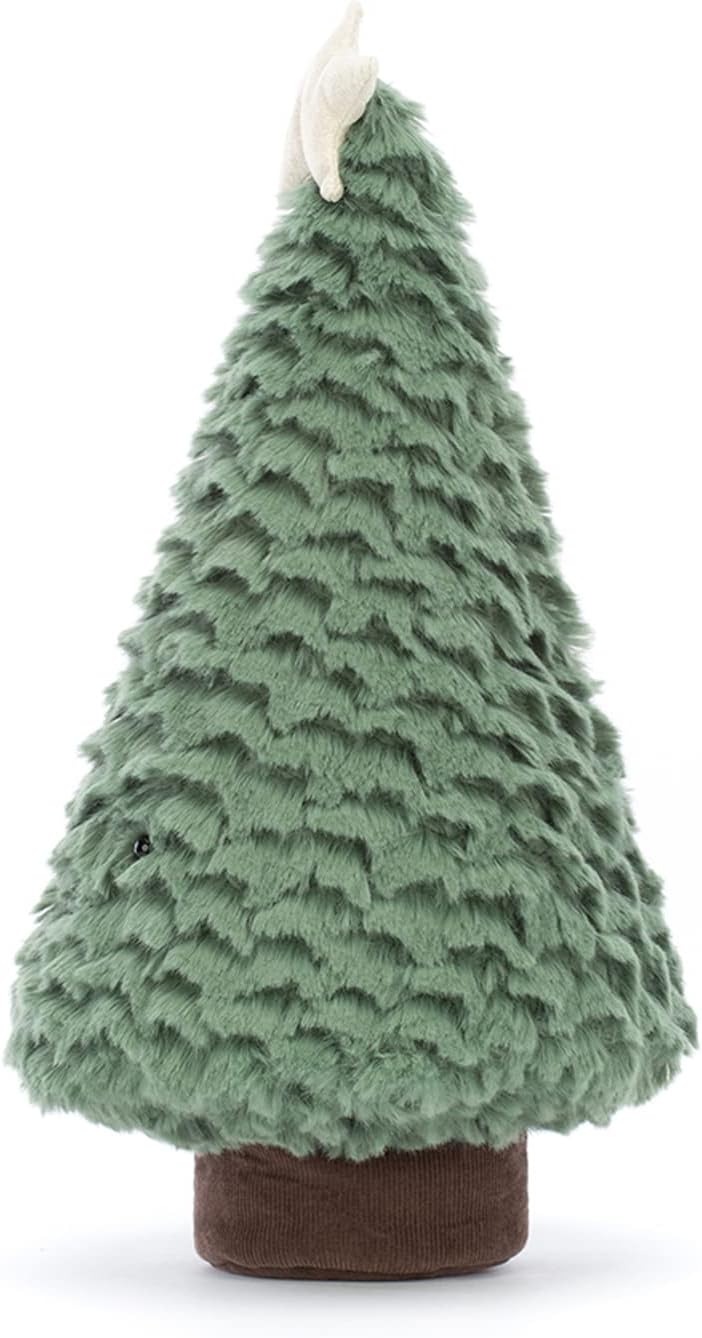 Jellycat Decoração de pelúcia colecionável para árvore de Natal Amuseable Blue Spruce