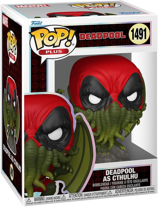 Funko Pop! Plus: Clássicos Literários de Deadpool – Deadpool Cthulhu - Figura de Vinil Colecionável - Ideia de Presente - Produtos Oficiais - Brinquedos para Crianças e Adultos - Fãs de Quadrinhos - Figura Modelo para Colecionadores