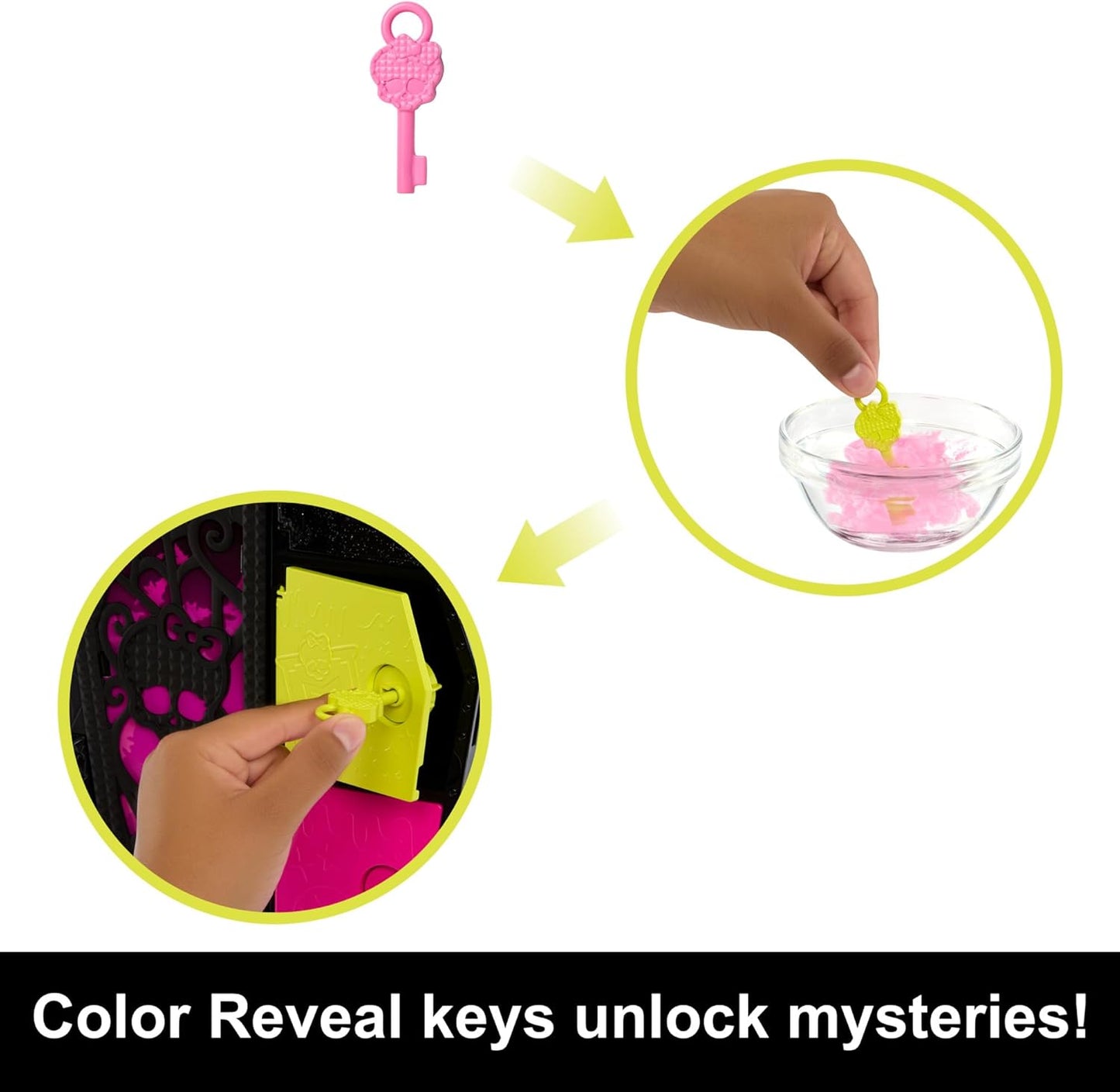 Monster High Boneca e conjunto de moda, boneca Draculaura, Skulltimate Secrets: Neon Frights, armário de vestir com mais de 19 surpresas, HNF78