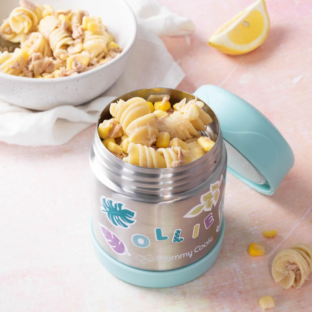 Mummy Cooks Frasco Isolado para Alimentos 300ml - Jungle Mist - Mist Green