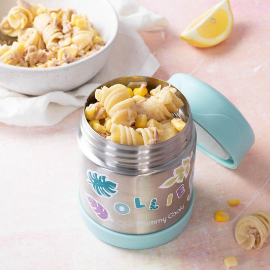 Tarro aislante para comida Mummy Cooks 300 ml - Jungle Mist - Verde niebla