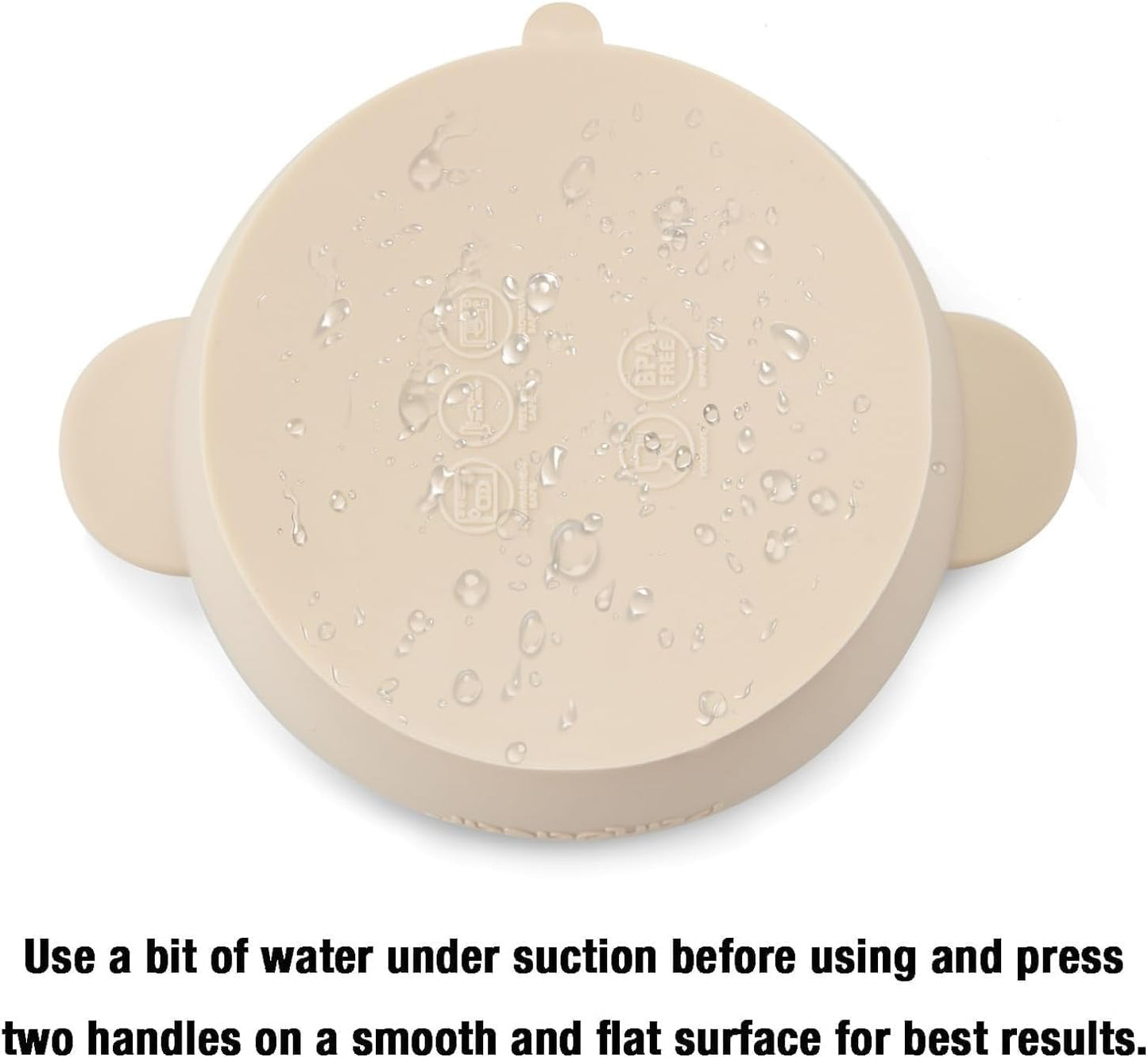 PandaEar Tigelas de silicone com ventosa para bebês | Conjunto com 3 tigelas com ventosa para bebês, crianças pequenas e bebês | Conjunto de tigelas para alimentação de bebês | Macias, seguras e livres de BPA,