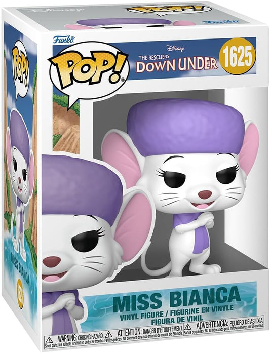 Funko Pop! Disney: Rescuers Down Under 35th - Miss Bianca - The Rescuers - Figura de vinil colecionável - Ideia para presente - Produtos oficiais - Brinquedos para crianças e adultos - Fãs de cinema