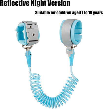 PandaEar Guia infantil para bebês e crianças, com fecho de segurança anti-perda, coleira de segurança para passeio e proteção