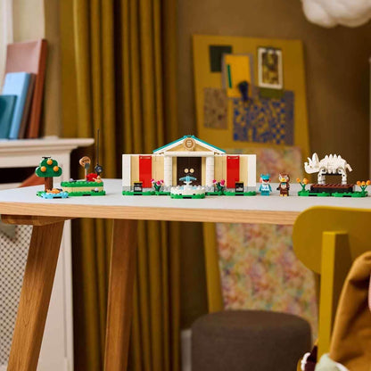LEGO Animal Crossing Coleção Museu do Blathers - Brinquedo interativo com minifiguras do Blathers e da Lily, além de fósseis de dinossauro e acessórios - Presente gamer para meninas e meninos a partir de 7 anos - 77056