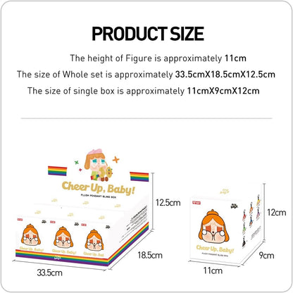 POP MART CRYBABY CHEER UP, BABY! SERIES - Bonecos de pelúcia da série 1 caixa de 2,5 polegadas, bonecos de ação articulados, design premium, presentes para fãs - brinquedo colecionável favorito
