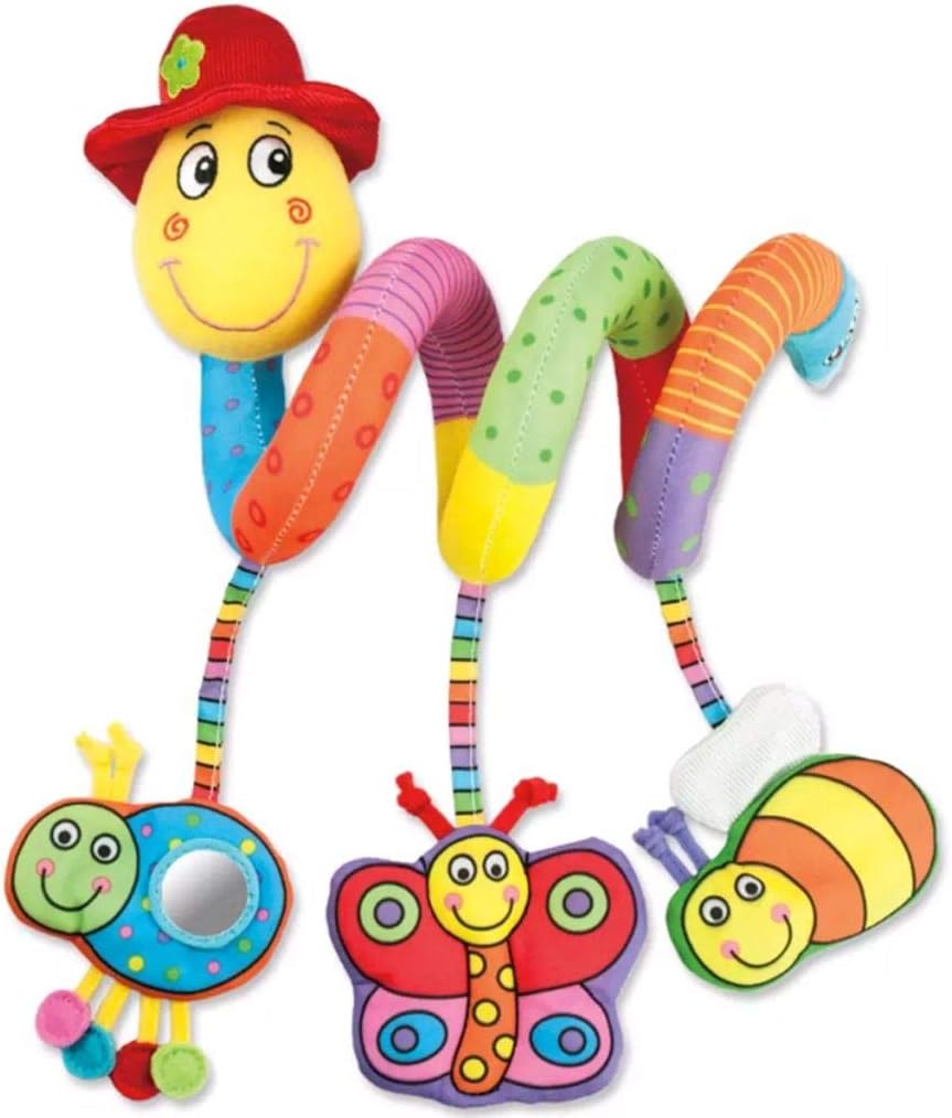 Galt Toys, Wiggly Worm, brinquedo para berço e carrinho de bebê, idades 0 meses ou mais