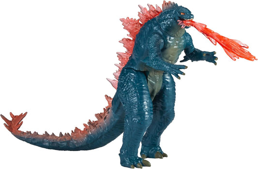 MonsterVerse Godzilla vs. Kong: The New Empire, figura de acción evolucionada de Godzilla de 6 pulgadas, juguete icónico de personaje de película coleccionable, incluye función de energía de haz de calor, juguete adecuado para mayores de 4 años