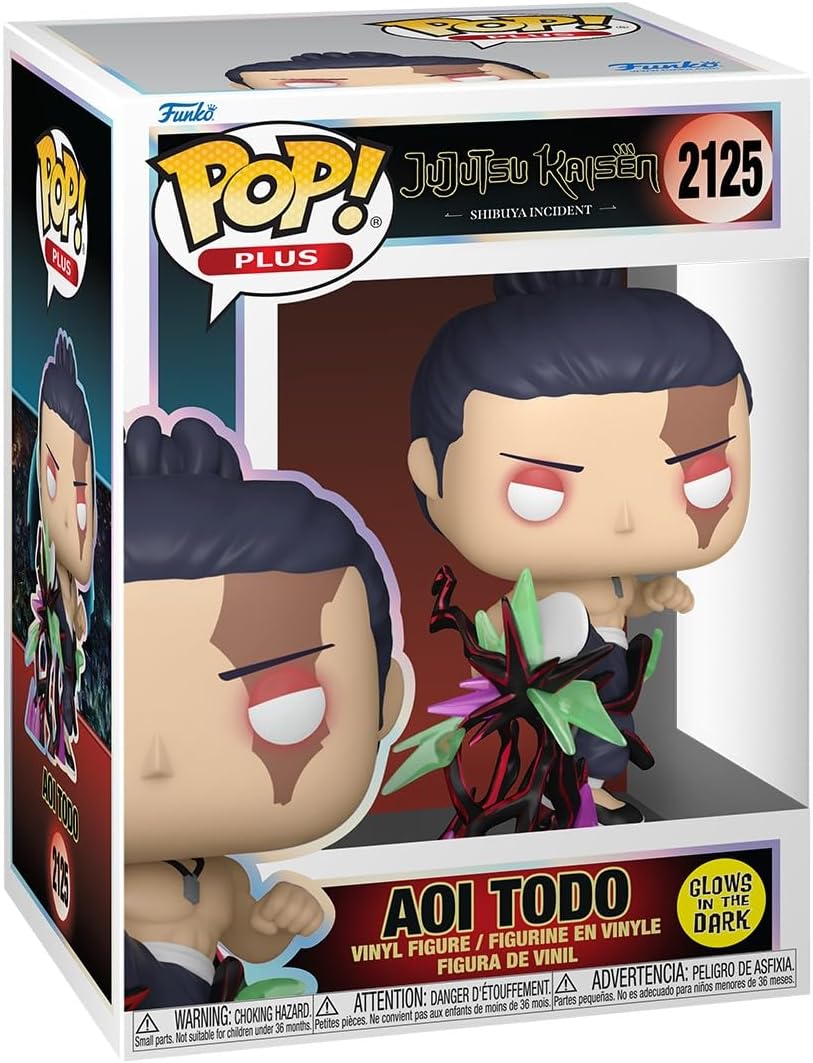 Funko Pop! Plus: Jujutsu Kaisen - Aoi Todo - (Kick) - Figura de vinil colecionável - Ideia para presente - Produtos oficiais - Brinquedos para crianças e adultos - Fãs de anime - Figura modelo para colecionadores e exposição