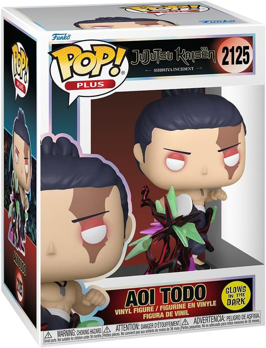 Funko Pop! Plus: Jujutsu Kaisen - Aoi Todo - (Kick) - Figura de vinil colecionável - Ideia para presente - Produtos oficiais - Brinquedos para crianças e adultos - Fãs de anime - Figura modelo para colecionadores e exposição