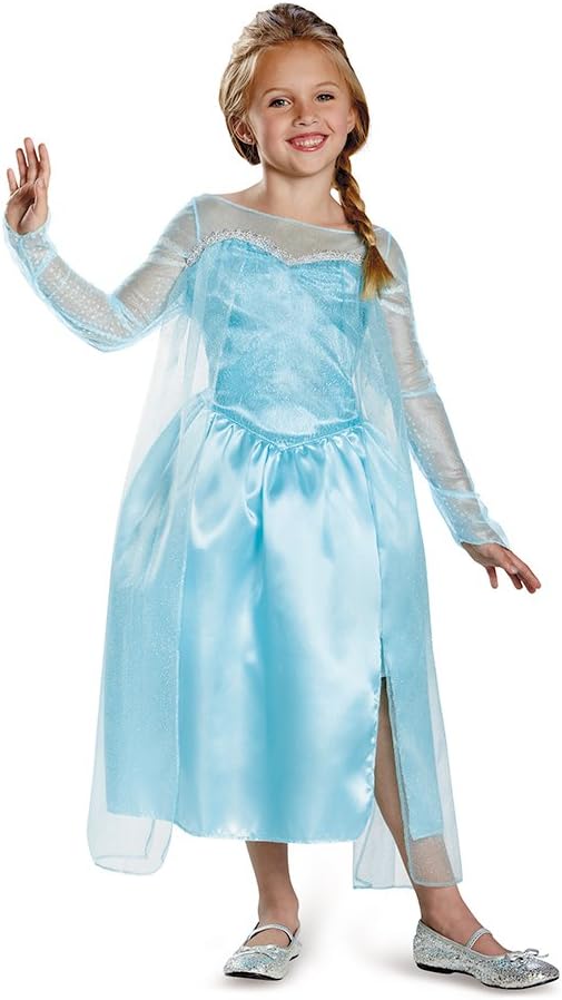 DISGUISE Fantasia de Frozen Elsa Rainha da Neve para Menina