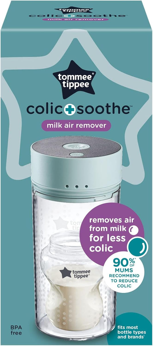 Tommee Tippee Colicsoothe, uma forma completamente natural e não invasiva de remover o ar do leite do bebê.