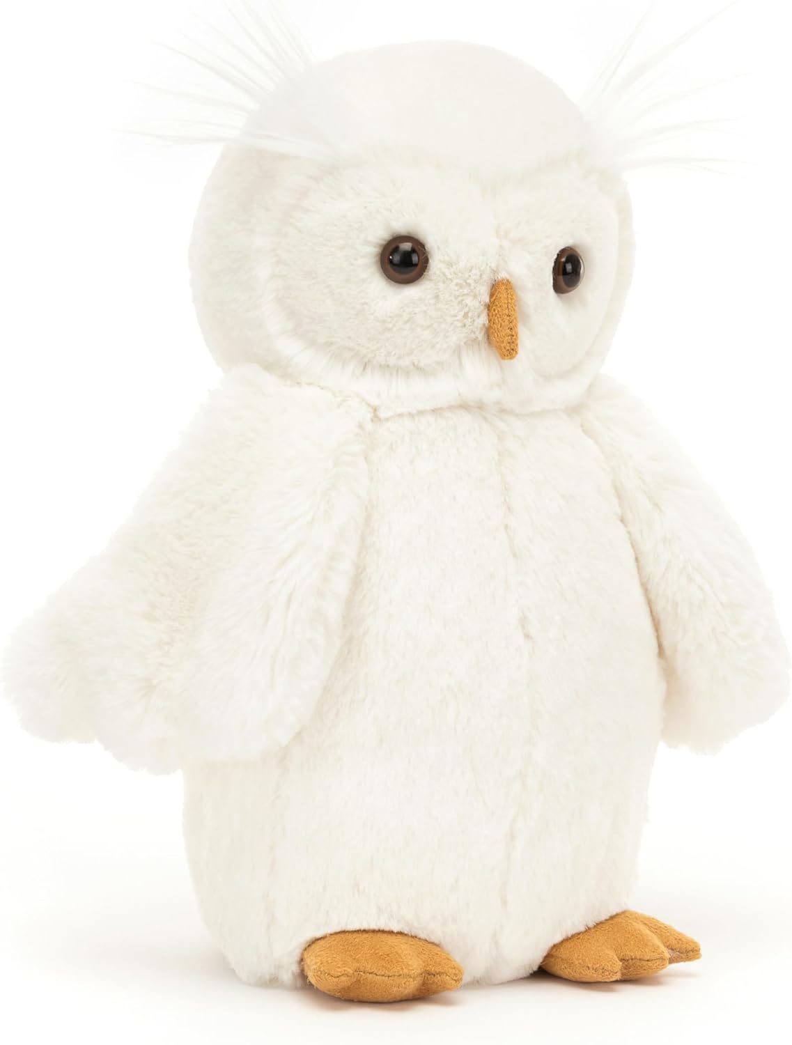 Jellycat Bashful Owl Original (médio) A: 10 cm x L: 10 cm x L: 24 cm