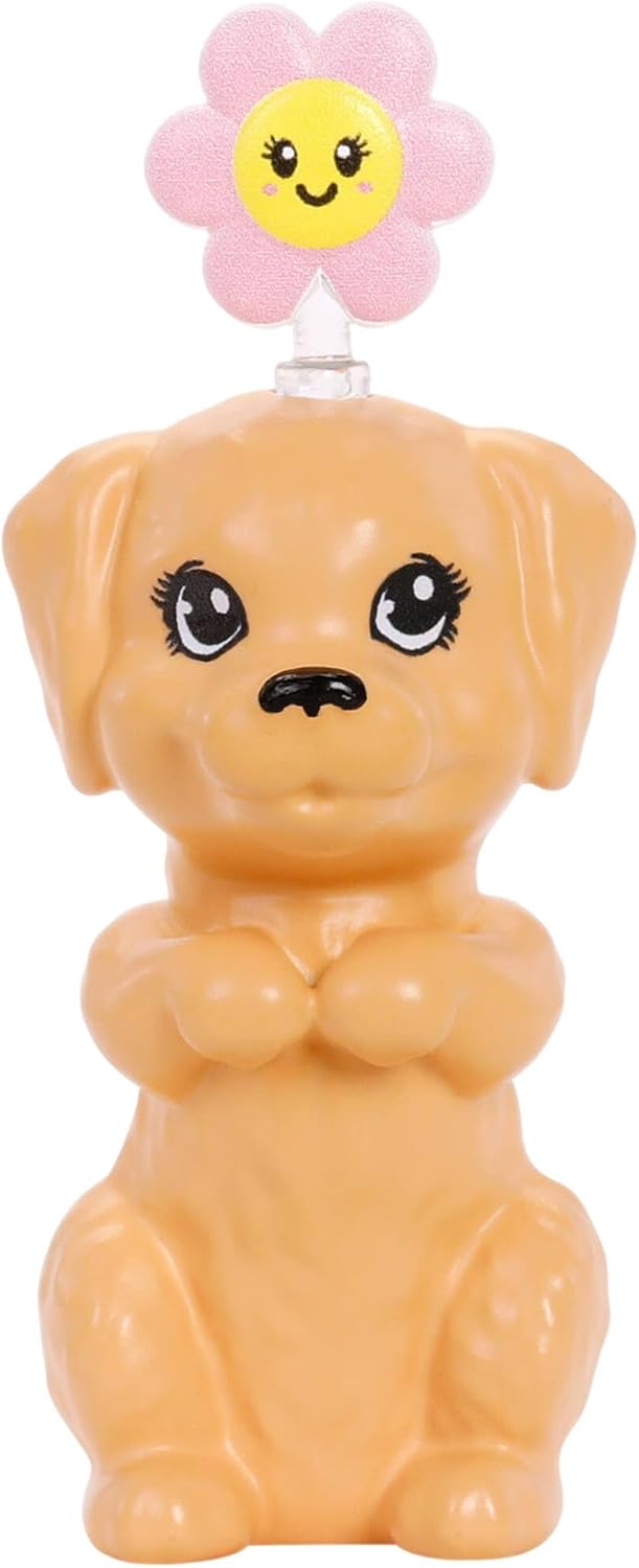 Barbie Mindful Moves Boneca com Roupa de Ioga com 6 Modos de Meditação Ativados por Luzes, Sons e Música, Cachorrinho com 6 Acessórios para Conectar, Loira, JJN55