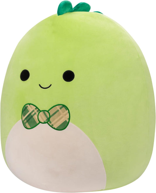 Squishmallows SQCR04220 20" Danny el Dino Verde, Negro
