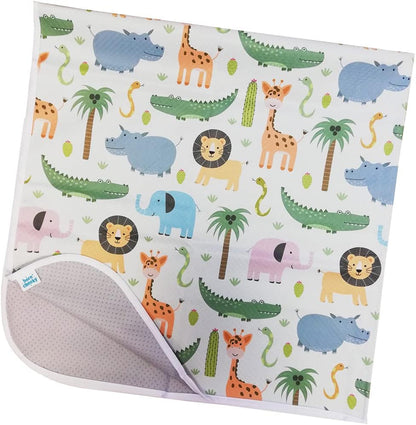 Born Cheeky Tapete Woodland Splash para cadeira alta grande 51 "antiderrapante à prova d'água lavável Splat Mat para bebê criança desmame de cadeira alta, artesanato bagunçado e sessões de brincadeira fácil de limpar