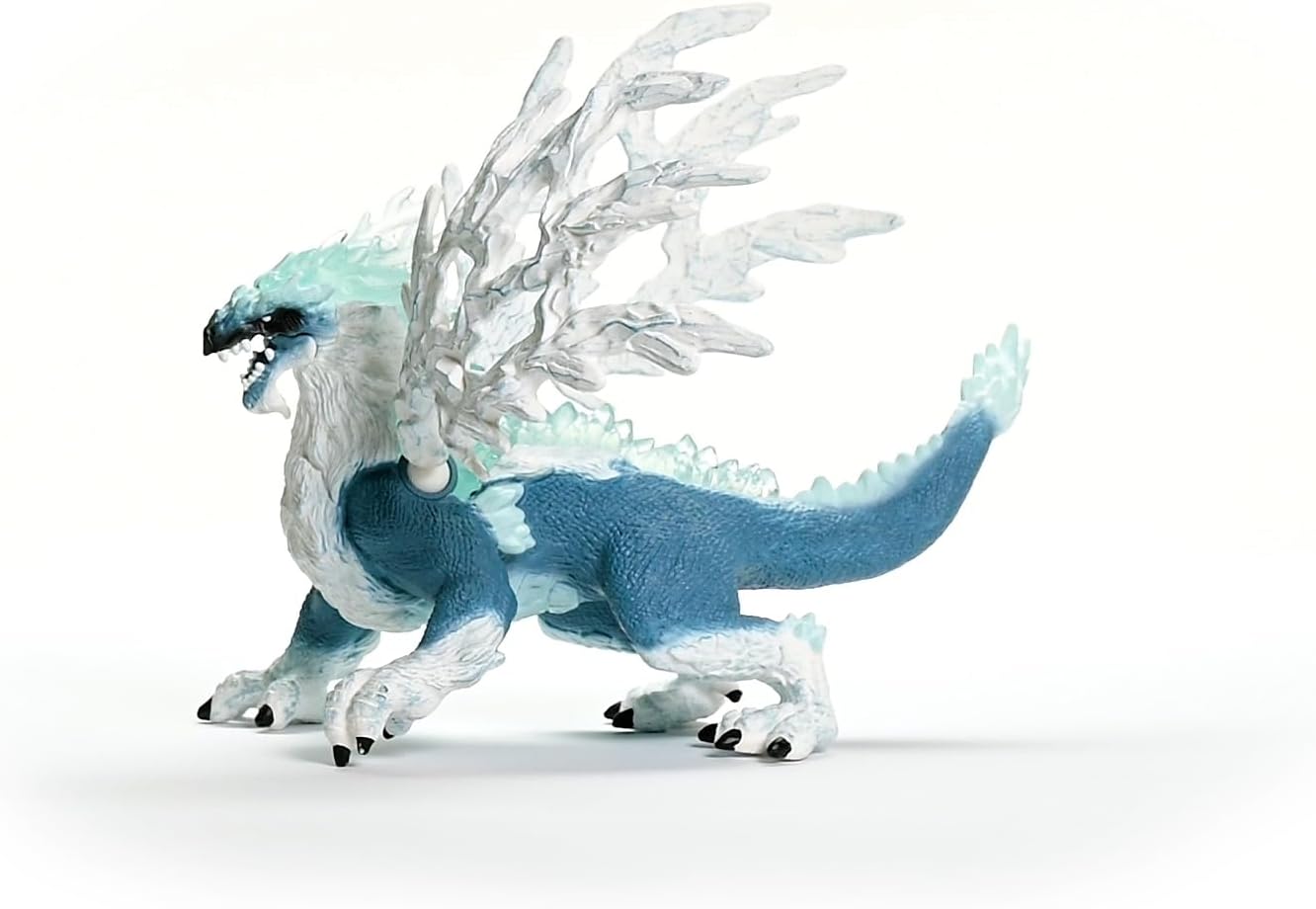 Schleich 70790 ELDRADOR CREATURES Estatueta de dragão de gelo para maiores de 7 anos