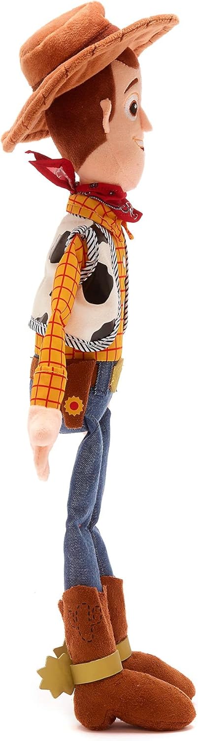 Disney Brinquedo de Pelúcia Woody Oficial da Store, Toy Story, 47 cm/18”, Personagem de Pelúcia Macio e Aconchegante, Cowboy Clássico com Traje Icônico, Detalhes Bordados e Acabamento com Toque Suave
