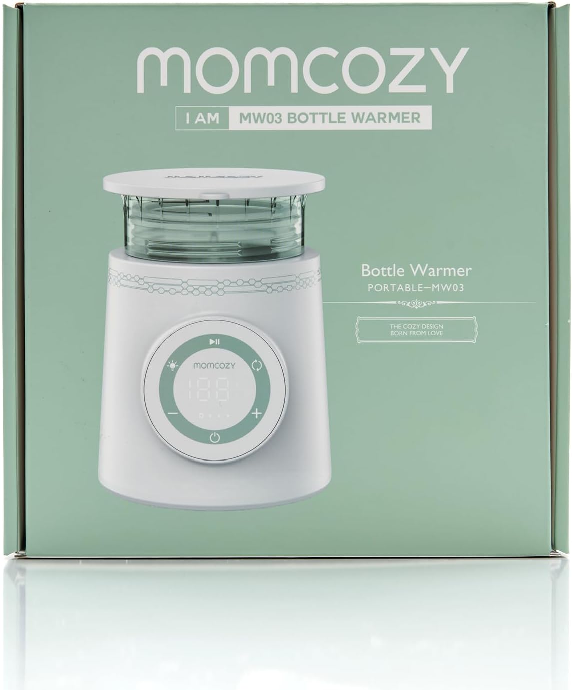Momcozy Aquecedor de mamadeiras portátil para passeios e viagens, aquecimento rápido com controle inteligente de temperatura, camada dupla à prova de vazamento, carregável com USB para Philips Avent, Tommee Tippee, Comotomo