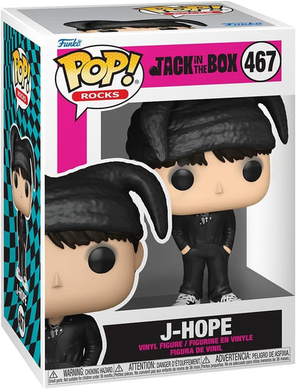 Funko Pop! Rocks: J-Hope - (Mais) - BTS - Boneco de vinil colecionável - Ideia para presente - Produtos oficiais - Brinquedos para crianças e adultos - Fãs de música - Boneco modelo para colecionadores e exposição