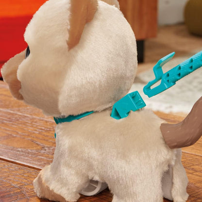 FurReal friends Walkalots Large Racker Gato de Juguete Interactivo para Caminar con Sonidos y Reacciones para niños de 4 años