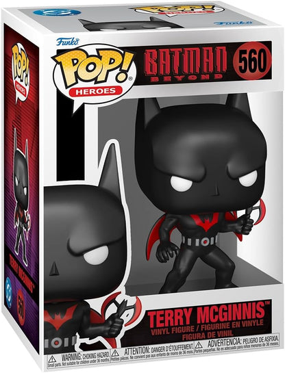 Funko Pop! Heroes: Batman Beyond - Terry McGinnis McGuinnes - Probabilidade de 1/6 para variante rara de Chase - DC Comics - Figura colecionável de vinil - Ideia para presente - Produtos oficiais - Brinquedos para crianças e adultos