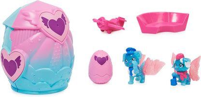 HATCHIMALS  CollEGGtibles, conjunto de jogos domésticos Family Pack com 3 personagens e até 3 bebês surpresa (o estilo pode variar), brinquedos infantis para maiores de 5 anos