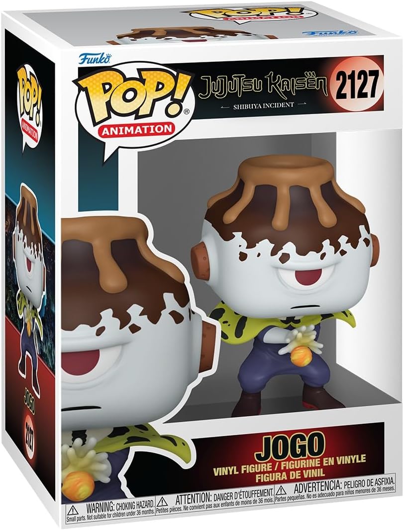Funko Pop! Animation: Jujutsu Kaisen - Jogo - Figura de vinil colecionável - Ideia para presente - Produtos oficiais - Brinquedos para crianças e adultos - Fãs de anime - Figura modelo para colecionadores e exposição